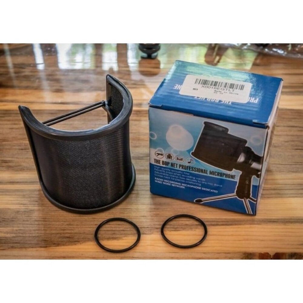 New Pop Filter,[Upgraded Three Layers] Metal Mesh & Foam & Etamine Layer